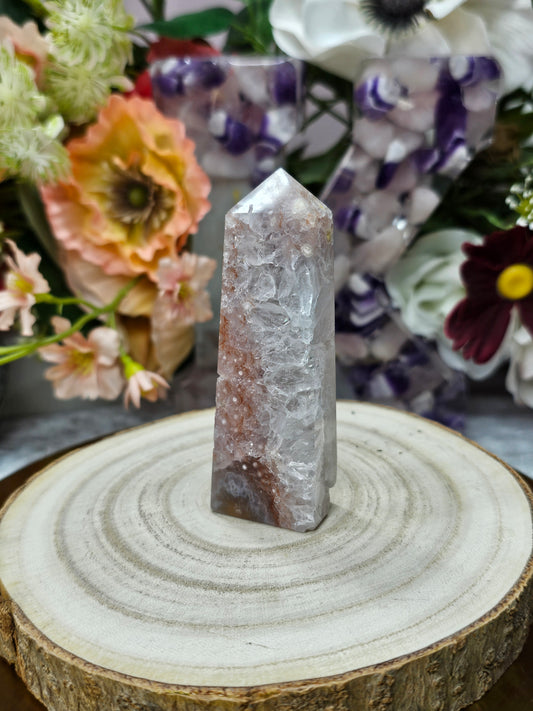 Blumenachat Grünquarzturm 16,50bt